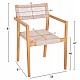ΠΟΛΥΘΡΟΝΑ CHARLOTTE HM9637.07 ΞΥΛΟ TEAK ΦΥΣΙΚΟ & ΜΠΕΖ ΣΧΟΙΝΙ 58x61x81Yεκ. ΠΟΛΥΘΡΟΝΑ CHARLOTTE HM9637.07 ΞΥΛΟ TEAK ΦΥΣΙΚΟ & ΜΠΕΖ ΣΧΟΙΝΙ 58x61x81Yεκ.