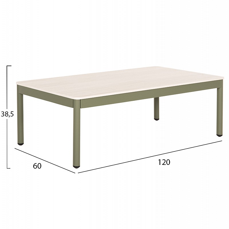 ΣΕΤ ΣΑΛΟΝΙ 4ΤΜΧ SONDRA HM6251.03 ΑΛΟΥΜΙΝΙΟ & ΣΧΟΙΝΙ ΠΡΑΣΙΝΟ-ΜΑΞΙΛΑΡΙΑ ΜΠΕΖ