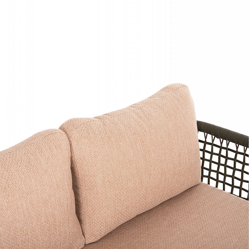 ΣΕΤ ΣΑΛΟΝΙ 4ΤΜΧ SONDRA HM6251.03 ΑΛΟΥΜΙΝΙΟ & ΣΧΟΙΝΙ ΠΡΑΣΙΝΟ-ΜΑΞΙΛΑΡΙΑ ΜΠΕΖ