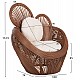 ΠΟΛΥΘΡΟΝΑ CIRCE HM9883 RATTAN ΚΑΦΕ-ΜΑΞΙΛΑΡΙΑ ΕΚΡΟΥ 100x74x112,5Υεκ. ΠΟΛΥΘΡΟΝΑ CIRCE HM9883 RATTAN ΚΑΦΕ-ΜΑΞΙΛΑΡΙΑ ΕΚΡΟΥ 100x74x112,5Υεκ.