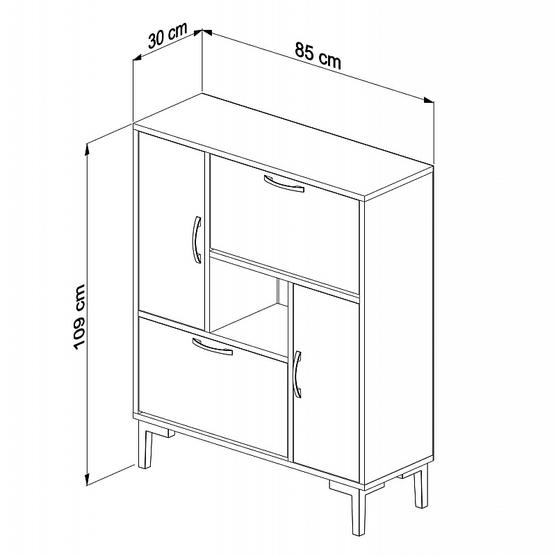 ΠΑΠΟΥΤΣΟΘΗΚΗ MEDY HM18187.03 ΜΕΛΑΜΙΝΗ ΣΕ ΛΕΥΚΟ-ΛΕΥΚΑ ΠΟΔΙΑ 86,5x30x109Υεκ ΠΑΠΟΥΤΣΟΘΗΚΗ MEDY HM18187.03 ΜΕΛΑΜΙΝΗ ΣΕ ΛΕΥΚΟ-ΛΕΥΚΑ ΠΟΔΙΑ 86,5x30x109Υεκ