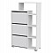 ΠΑΠΟΥΤΣΟΘΗΚΗ ROBBEN HM18189.01 ΜΕΛΑΜΙΝΗ ΣΕ ΛΕΥΚΟ 90x30x143Υεκ.