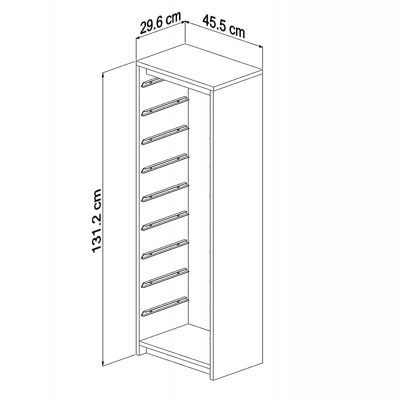 ΣΥΡΤΑΡΙΕΡΑ SANI HM18203.03 ΜΕΛΑΜΙΝΗ SONAMA-9 ΛΕΥΚΑ ΣΥΡΤΑΡΙΑ P.E. 45,5x29,6x125Υ ΣΥΡΤΑΡΙΕΡΑ SANI HM18203.03 ΜΕΛΑΜΙΝΗ SONAMA-9 ΛΕΥΚΑ ΣΥΡΤΑΡΙΑ P.E. 45,5x29,6x125Υ
