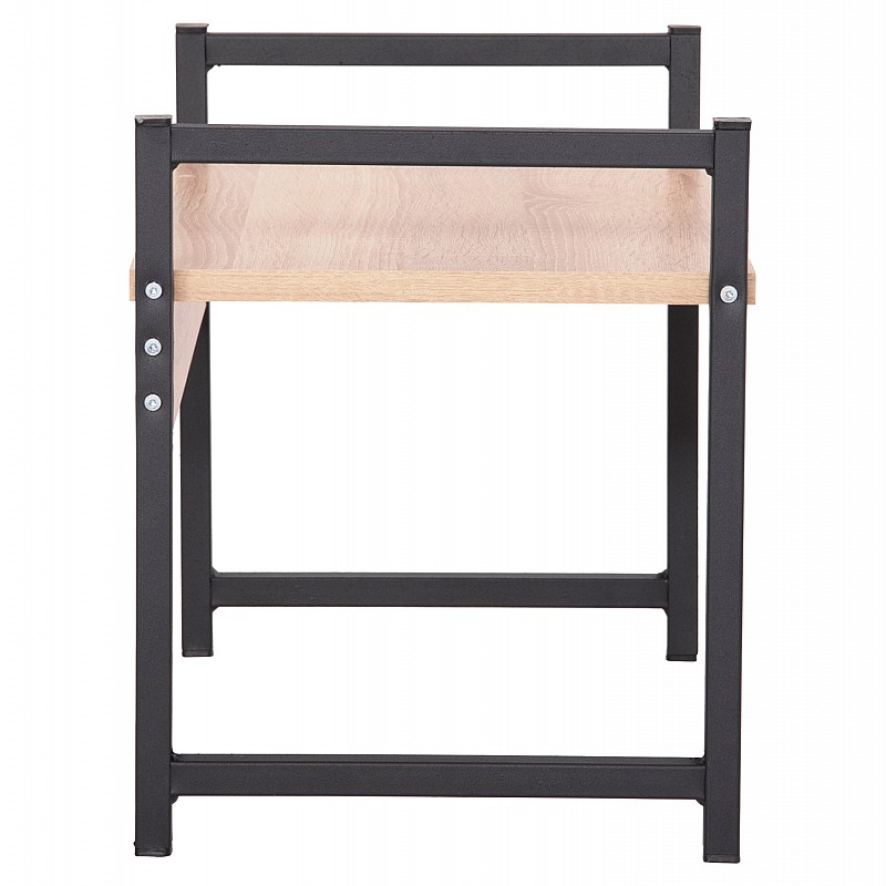 ΡΑΦΙ ΠΑΓΚΟΥ ΚΟΥΖΙΝΑΣ BECKO HM18219.03 ΜΕΛΑΜΙΝΗ ΣΟΝΑΜΑ-ΜΑΥΡΟ ΜΕΤΑΛΛΟ 54.5x35x41Υεκ.