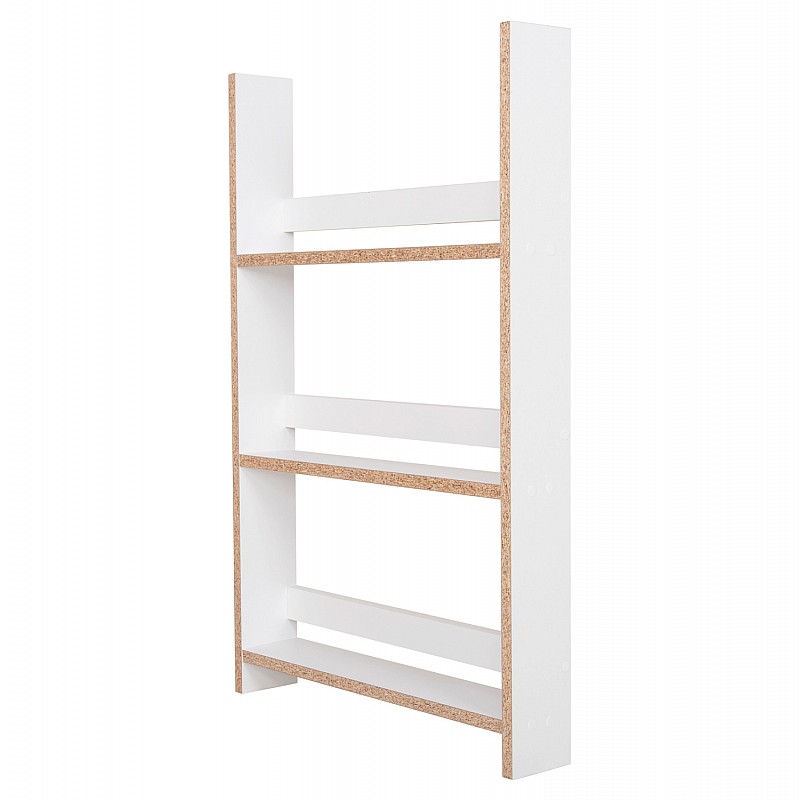 ΡΑΦΙΕΡΑ ΤΟΙΧΟΥ SANI HM18223.01 ΜΕΛΑΜΙΝΗ ΣΕ ΛΕΥΚΟ 60x10x90Υεκ. (3 ΡΑΦΙΑ)
