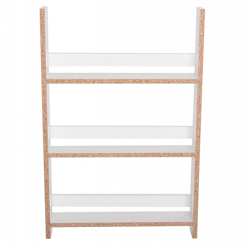ΡΑΦΙΕΡΑ ΤΟΙΧΟΥ SANI HM18223.01 ΜΕΛΑΜΙΝΗ ΣΕ ΛΕΥΚΟ 60x10x90Υεκ. (3 ΡΑΦΙΑ)