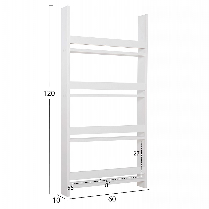 ΡΑΦΙΕΡΑ ΤΟΙΧΟΥ SANI HM18224.01 ΜΕΛΑΜΙΝΗ ΣΕ ΛΕΥΚΟ 60x10x120Υεκ. (4 ΡΑΦΙΑ) ΡΑΦΙΕΡΑ ΤΟΙΧΟΥ SANI HM18224.01 ΜΕΛΑΜΙΝΗ ΣΕ ΛΕΥΚΟ 60x10x120Υεκ. (4 ΡΑΦΙΑ)
