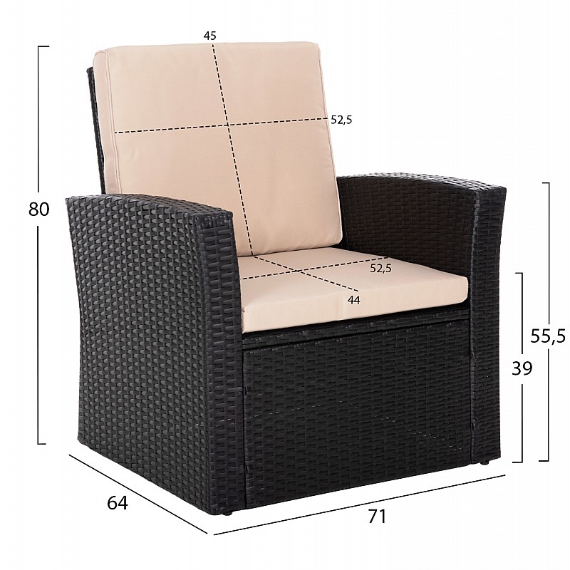 ΣΑΛΟΝΙ ΕΞ.ΧΩΡΟΥ 4ΤΜΧ THORE HM5978 ΣΥΝΘ. RATTAN ΜΑΥΡΟ-ΜΠΕΖ ΜΑΞΙΛΑΡΙΑ ΣΑΛΟΝΙ ΕΞ.ΧΩΡΟΥ 4ΤΜΧ THORE HM5978 ΣΥΝΘ. RATTAN ΜΑΥΡΟ-ΜΠΕΖ ΜΑΞΙΛΑΡΙΑ