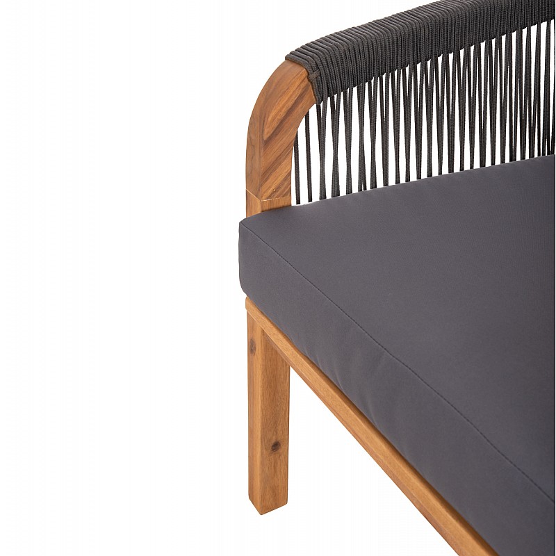 ΣΕΤ ΣΑΛΟΝΙ ΕΞ.ΧΩΡΟΥ 4ΤΜΧ ROSSWELL HM6084.01 ΞΥΛΟ ΑΚΑΚΙΑΣ-ΣΧΟΙΝΙ & ΜΑΞΙΛΑΡΙΑ ΑΝΘΡΑΚΙ