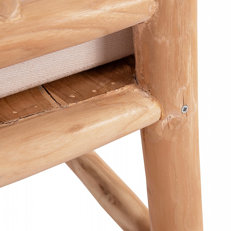 ΣΕΤ ΣΑΛΟΝΙ 4ΤΜΧ EDDARD HM9340.25 ΑΠΟ ΜΑΣΙΦ ΞΥΛΟ TEAK  ΦΥΣΙΚΟ - ΛΕΥΚΟ ΣΕΤ ΣΑΛΟΝΙ 4ΤΜΧ EDDARD HM9340.25 ΑΠΟ ΜΑΣΙΦ ΞΥΛΟ TEAK  ΦΥΣΙΚΟ - ΛΕΥΚΟ