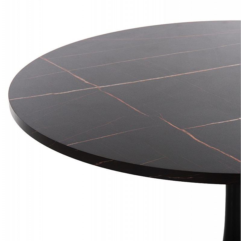 ΤΡΑΠΕΖΙ ΤΡΑΠΕΖΑΡΙΑΣ ROLLO HM9422.12 ΣΤΡΟΓΓΥΛΟ BLACK MARBLE Φ120x74Yεκ. ΤΡΑΠΕΖΙ ΤΡΑΠΕΖΑΡΙΑΣ ROLLO HM9422.12 ΣΤΡΟΓΓΥΛΟ BLACK MARBLE Φ120x74Yεκ.