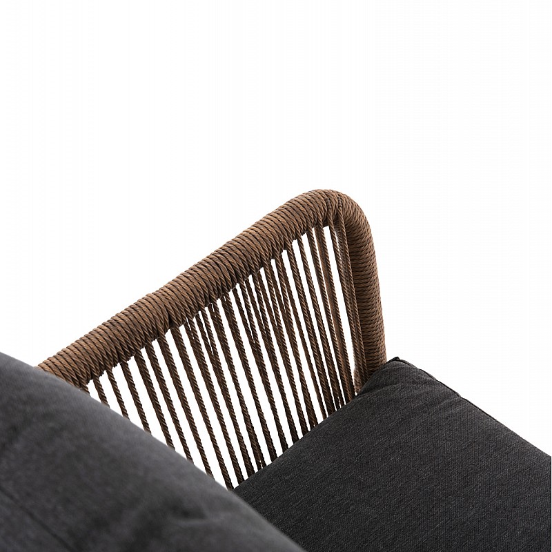 ΚΑΝΑΠΕΣ ΕΞ.ΧΩΡΟΥ BAFFIN HM6054.03 ΑΛΟΥΜ. ΑΝΘΡΑΚΙ-ΣΥΝΘ.RATTAN ΜΠΕΖ-ΑΝΘΡΑΚΙ ΜΑΞΙΛΑΡΙΑ