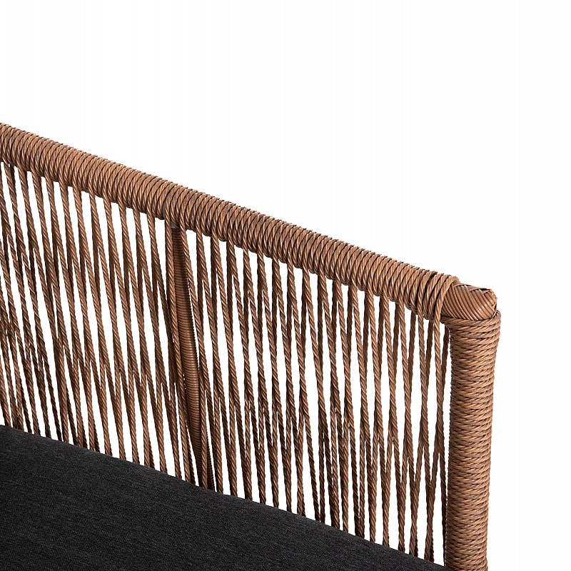 ΣΑΛΟΝΙ ΕΞ.ΧΩΡΟΥ 4ΤΜΧ FREJA HM6057.01 ΑΛΟΥΜ. ΛΕΥΚΟ-PE RATTAN ΜΠΕΖ-ΑΝΘΡΑΚΙ ΜΑΞΙΛΑΡΙΑ