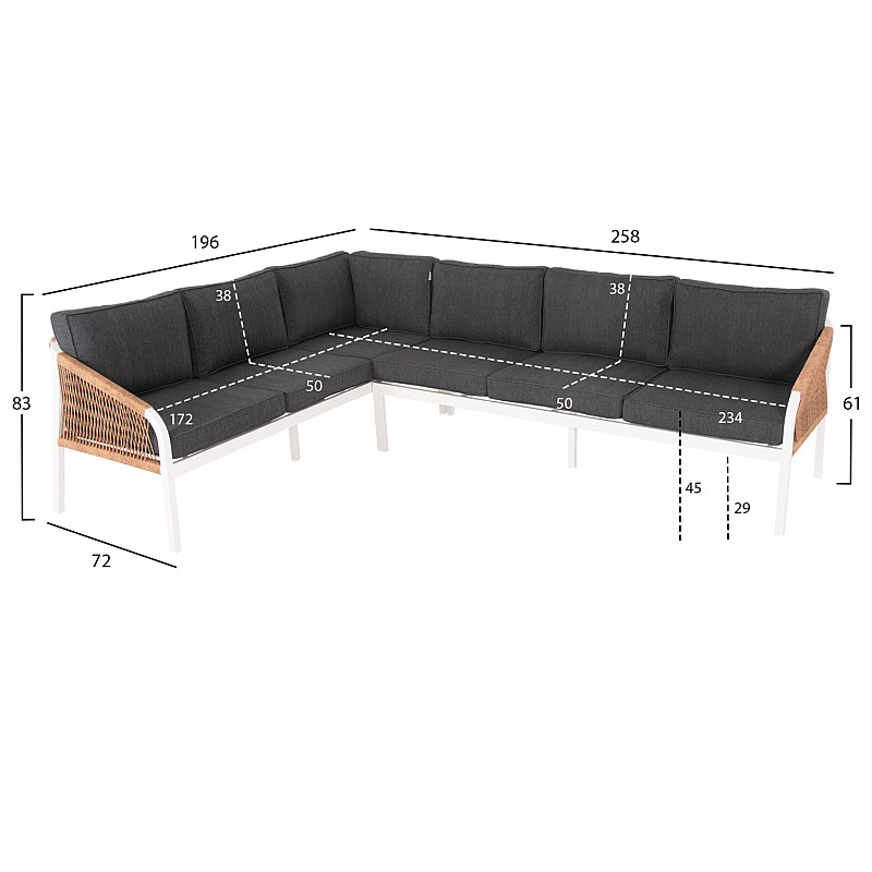 ΣΑΛΟΝΙ ΓΩΝΙΑ ΕΞ.ΧΩΡΟΥ MAERLY HM6140.01 ΑΛΟΥΜΙΝΙΟ ΛΕΥΚΟ-ΜΑΞΙΛΑΡΙΑ ΑΝΘΡΑΚΙ-ΣΥΝΘ.ΣΧΟΙΝΙ ΣΑΛΟΝΙ ΓΩΝΙΑ ΕΞ.ΧΩΡΟΥ MAERLY HM6140.01 ΑΛΟΥΜΙΝΙΟ ΛΕΥΚΟ-ΜΑΞΙΛΑΡΙΑ ΑΝΘΡΑΚΙ-ΣΥΝΘ.ΣΧΟΙΝΙ