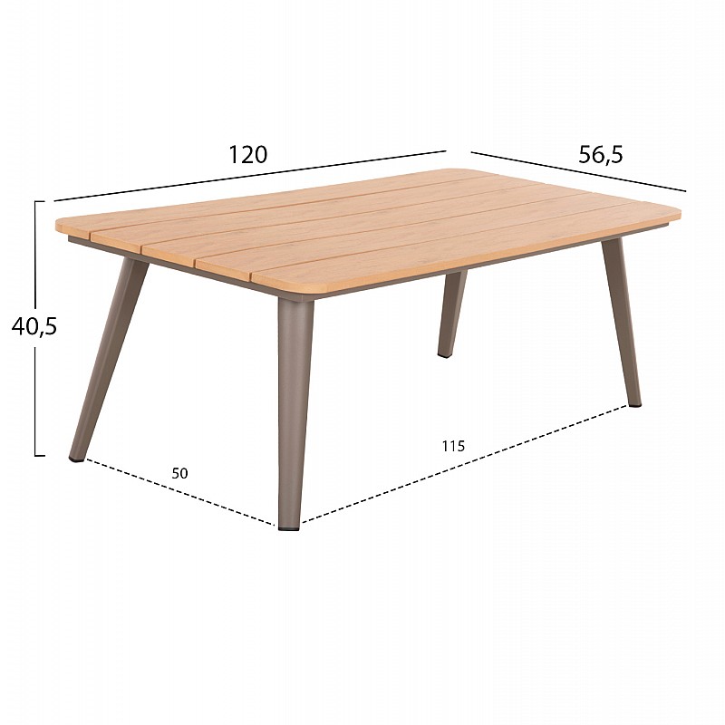 ΣΑΛΟΝΙ ΓΩΝΙΑ ΕΞ.ΧΩΡΟΥ MAERLY HM6140.03 ΑΛΟΥΜΙΝΙΟ & ΜΑΞΙΛΑΡΙΑ ΣΑΜΠΑΝΙ-ΣΥΝΘ.ΣΧΟΙΝΙ