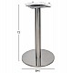 ΒΑΣΗ INOX Φ45x72Υ εκ.ΥΨΟΣ HM419 ΒΑΣΗ INOX Φ45x72Υ εκ.ΥΨΟΣ HM419