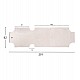 ΠΑΝΙ TEXTILENE 600gr/m2 2X1 ΑΝΤΑΛΛΑΚΤΙΚΟ ΞΑΠΛΩΣΤΡΑΣ HM5072.03 ΛΕΥΚΟ 200x62 εκ.