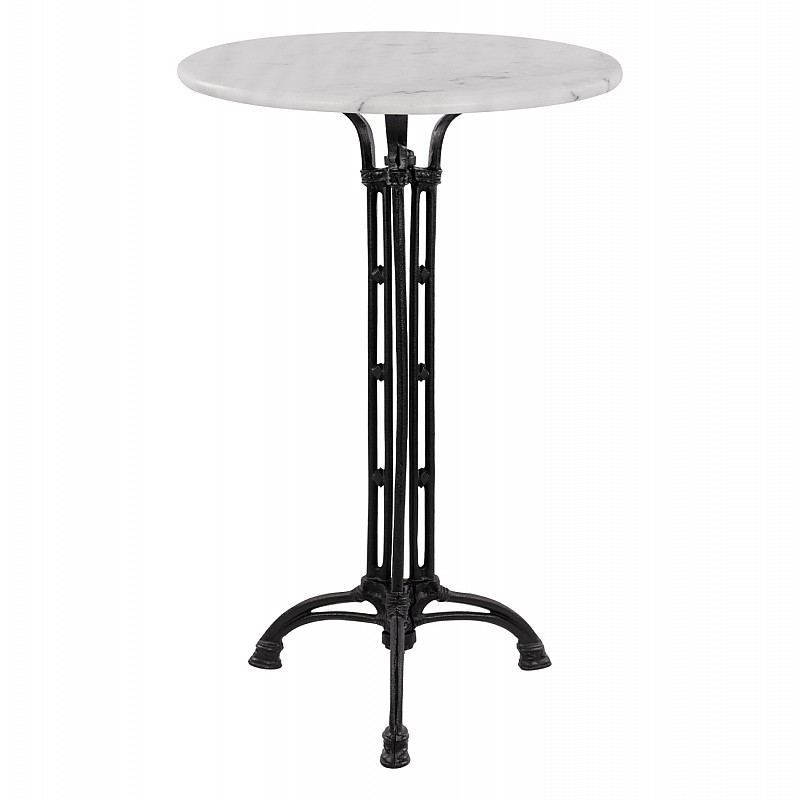 ΤΡΑΠΕΖΙ ΣΤΑΝΤ AR BRIELLE ΜΕ 3ΝΥΧΗ ΒΑΣΗ ΑΠΟ ΜΑΝΤΕΜΙ HM5890 ΜΕ ΜΑΡΜΑΡΟ Φ60x110Υ εκ.