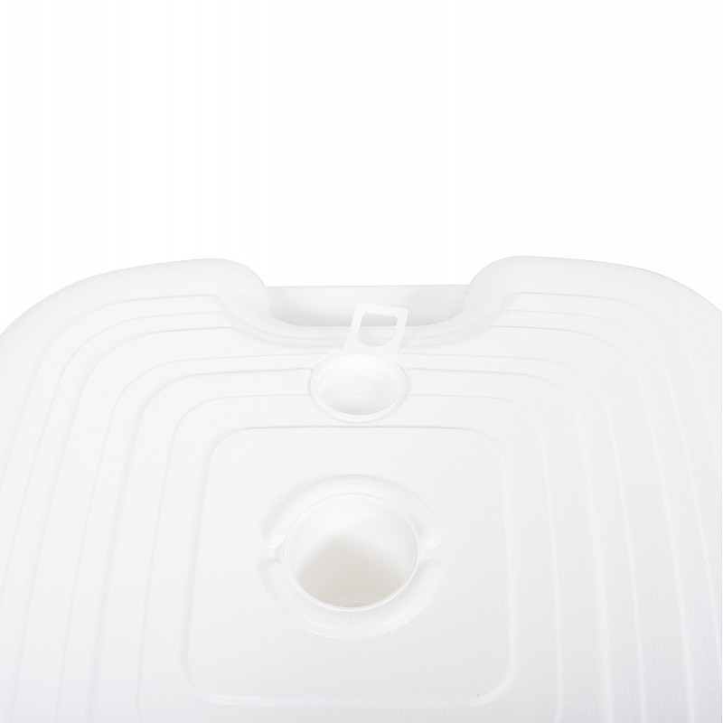 ΠΛΑΣΤΙΚΗ ΒΑΣΗ ΟΜΠΡΕΛΑΣ ΜΕ ΧΕΡΟΥΛΙ SOLBAS HM6112.01 ΛΕΥΚΗ-ΚΟΝΤΑΡΙ 20/38mm 45x45x11Υ