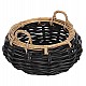 ΚΑΛΑΘΙ ΔΑΠΕΔΟΥ POTTS HM4378 ΜΑΥΡO&ΦΥΣΙΚΟ ΧΡΩΜΑ- CL RATTAN Φ62x36Yεκ.