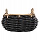 ΚΑΛΑΘΙ ΔΑΠΕΔΟΥ POTTS HM4378 ΜΑΥΡO&ΦΥΣΙΚΟ ΧΡΩΜΑ- CL RATTAN Φ62x36Yεκ.