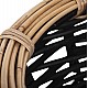 ΚΑΛΑΘΙ ΔΑΠΕΔΟΥ POTTS HM4378 ΜΑΥΡO&ΦΥΣΙΚΟ ΧΡΩΜΑ- CL RATTAN Φ62x36Yεκ.