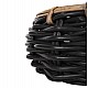 ΚΑΛΑΘΙ ΔΑΠΕΔΟΥ POTTS HM4378 ΜΑΥΡO&ΦΥΣΙΚΟ ΧΡΩΜΑ- CL RATTAN Φ62x36Yεκ.