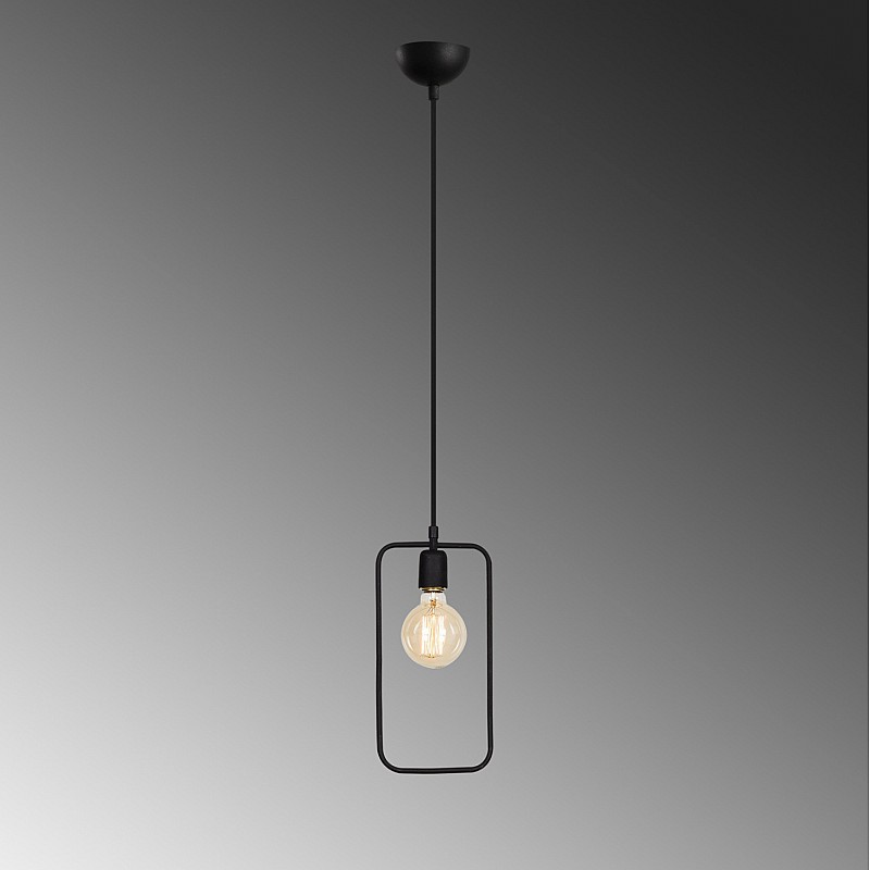 ΦΩΤΙΣΤΙΚΟ ΟΡΟΦΗΣ ΚΡΕΜΑΣΤΟ ΜΕΤΑΛΛΙΚΟ ΜΑΥΡΟ HM7258 15Χ6Χ123 εκ.