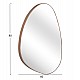 ΚΑΘΡΕΠΤΗΣ ΤΟΙΧΟΥ IRREGU HM4487.03 ΜΕ ΠΛΑΙΣΙΟ MDF ΦΥΣΙΚΟ ΧΡΩΜΑ ΞΥΛΟΥ 60x80Υεκ.