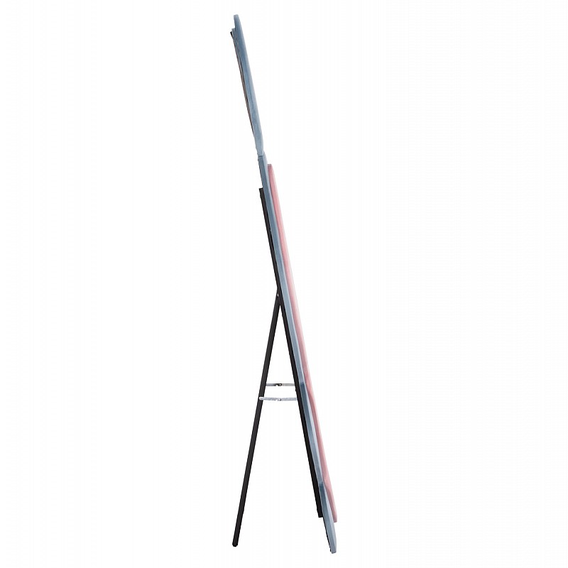 ΠΑΙΔΙΚΟΣ ΚΑΘΡΕΦΤΗΣ ΔΑΠΕΔΟΥ BUNNY HM4489.02 MDF ΡΟΖ & ΜΠΛΕ-ΜΑΥΡΟ STAND 80x162Υεκ.