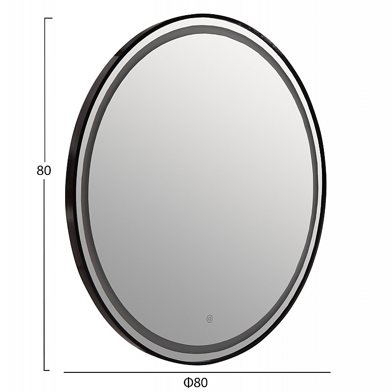 ΚΑΘΡΕΠΤΗΣ ΤΟΙΧΟΥ ΣΤΡΟΓΓΥΛΟΣ ROUNDER HM4503.01 ΑΛΟΥΜΙΝΙΟ ΣΕ ΜΑΥΡΟ-ΦΩΤΙΣΜΟΣ LED Φ80εκ. ΚΑΘΡΕΠΤΗΣ ΤΟΙΧΟΥ ΣΤΡΟΓΓΥΛΟΣ ROUNDER HM4503.01 ΑΛΟΥΜΙΝΙΟ ΣΕ ΜΑΥΡΟ-ΦΩΤΙΣΜΟΣ LED Φ80εκ.