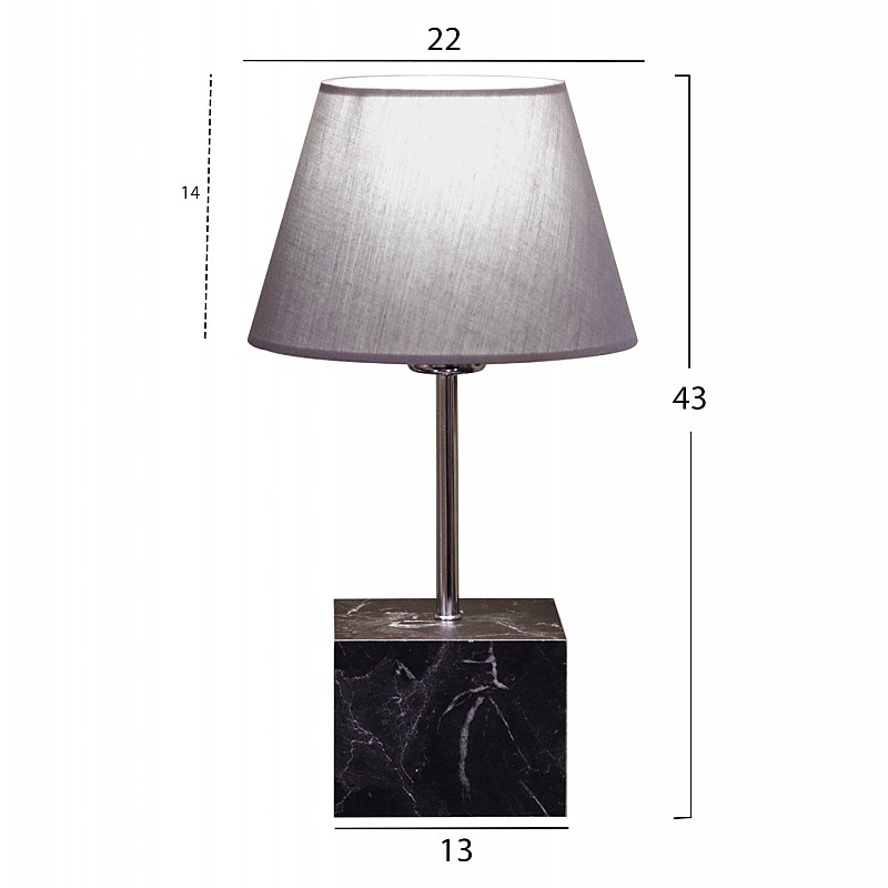 ΦΩΤΙΣΤΙΚΟ ΕΠΙΤΡΑΠΕΖΙΟ HM7594.03 ΓΚΡΙ 13x13x43 εκ. ΦΩΤΙΣΤΙΚΟ ΕΠΙΤΡΑΠΕΖΙΟ HM7594.03 ΓΚΡΙ 13x13x43 εκ.