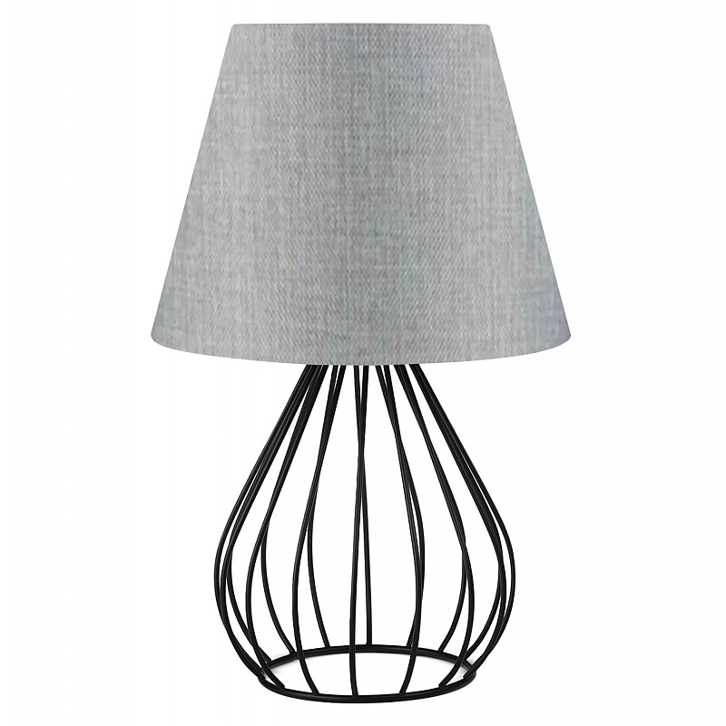 ΦΩΤΙΣΤΙΚΟ ΕΠΙΤΡΑΠΕΖΙΟ ΜΕΤΑΛΛΙΚΟ ΜΑΥΡΟ - ΑΣΗΜΙ HM7604.02