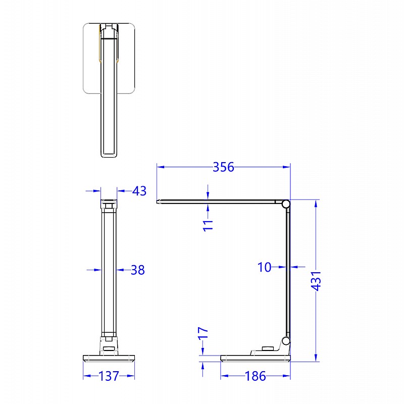 ΦΩΤΙΣΤΙΚΟ ΓΡΑΦΕΙΟΥ LED BLAIN PRO HM4458.07 ΓΚΡΙ ΒΑΣΗ ABS & ΑΛΟΥΜΙΝΙΟ 35,6x43,1Υεκ ΦΩΤΙΣΤΙΚΟ ΓΡΑΦΕΙΟΥ LED BLAIN PRO HM4458.07 ΓΚΡΙ ΒΑΣΗ ABS & ΑΛΟΥΜΙΝΙΟ 35,6x43,1Υεκ