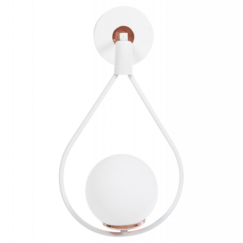 ΦΩΤΙΣΤΙΚΟ ΑΠΛΙΚΑ ΚΡΕΜΑΣΤΗ ΣΤΑΓΟΝΑ ΛΕΥΚΟ ΜΕ ΛΕΥΚΟ ΓΛΟΜΠΟ 22x20x43Yεκ.HM7640.03