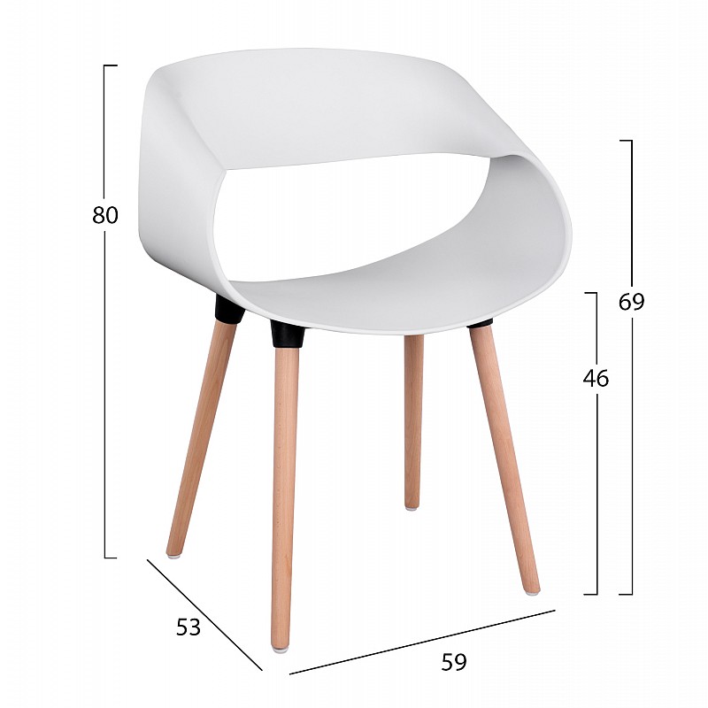 ΣΕΤ ΤΡΑΠΕΖΑΡΙΑΣ 5ΤΜΧ MAGGIE HM21186 MDF TOP & ΠΟΛΥΠΡΟΠΥΛΕΝΙΟ ΣΕ ΛΕΥΚΟ ΧΡΩΜΑ ΣΕΤ ΤΡΑΠΕΖΑΡΙΑΣ 5ΤΜΧ MAGGIE HM21186 MDF TOP & ΠΟΛΥΠΡΟΠΥΛΕΝΙΟ ΣΕ ΛΕΥΚΟ ΧΡΩΜΑ