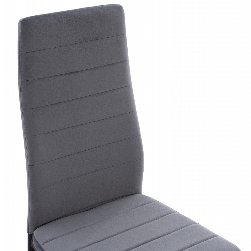 ΣΕΤ ΤΡΑΠΕΖΑΡΙΑΣ 5ΤΜΧ LADY HM21199.01 ΓΥΑΛΙ--ΜΕΤΑΛΛΟ ΣΕ ΜΑΥΡΟ & ΒΕΛΟΥΔΟ ΓΚΡΙ