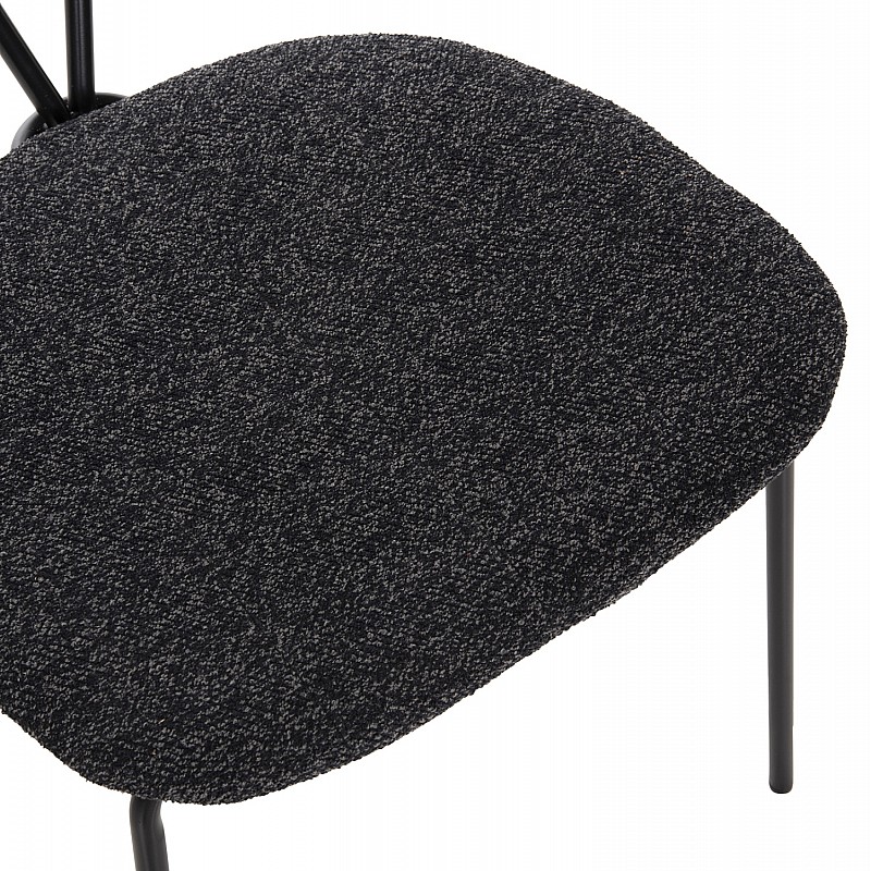 ΣΕΤ ΤΡΑΠΕΖΑΡΙΑΣ 5ΤΜΧ BROLIN HM21200 MDF TOP & ΜΕΤΑΛΛΟ ΜΑΥΡΟ-ΣΚΟΥΡΟ ΓΚΡΙ ΥΦΑΣΜΑ