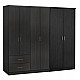 ΝΤΟΥΛΑΠΑ 6ΦΥΛΛΗ BLAKELY HM21235.01 ΜΕΛΑΜΙΝΗ ΧΡΩΜΑ ZEBRANO 201x43x181Υεκ