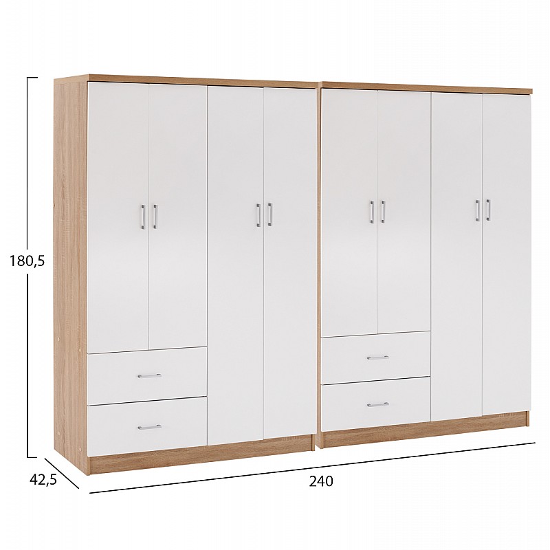 ΝΤΟΥΛΑΠΑ 8ΦΥΛΛΗ BRIANA HM21237.02 ΜΕΛΑΜΙΝΗ SONAMA & ΛΕΥΚΟ 241x42,5Χ180,5Υεκ. ΝΤΟΥΛΑΠΑ 8ΦΥΛΛΗ BRIANA HM21237.02 ΜΕΛΑΜΙΝΗ SONAMA & ΛΕΥΚΟ 241x42,5Χ180,5Υεκ.