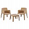 ΣΕΤ 3ΤΜΧ ΠΟΛΥΠΡΟΠΥΛΕΝΙΟΥ SLEEK HM21267.03 ΤΡΑΠΕΖΑΚΙ & 2 ΠΟΛΥΘΡΟΝΕΣ-ΚΑΠΟΥΤΣΙΝΟ