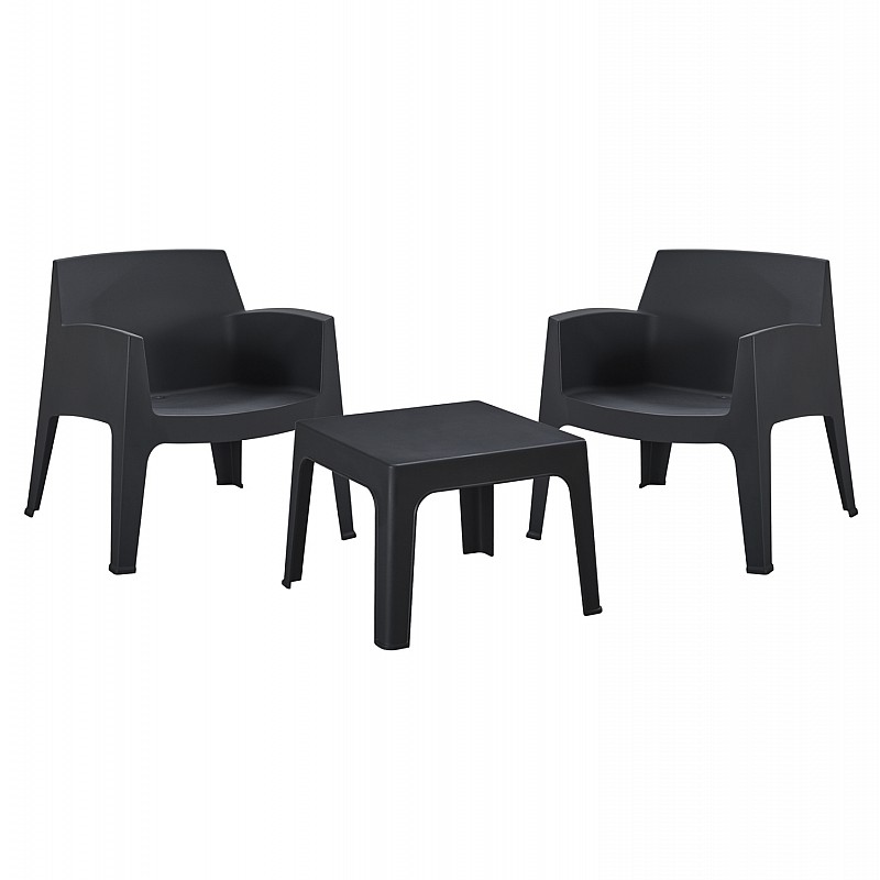 ΣΕΤ LOUNGE 3ΤΜΧ SLEEK HM21274.02 ΜΑΥΡΟ ΠΟΛΥΠΡΟΠΥΛΕΝΙΟ ΣΕΤ LOUNGE 3ΤΜΧ SLEEK HM21274.02 ΜΑΥΡΟ ΠΟΛΥΠΡΟΠΥΛΕΝΙΟ