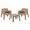 ΣΕΤ LOUNGE 3ΤΜΧ SLEEK HM21274.03 ΚΑΠΟΥΤΣΙΝΟ ΠΟΛΥΠΡΟΠΥΛΕΝΙΟ