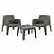 ΣΕΤ LOUNGE 3ΤΜΧ SLEEK HM21274.05 DARK OLIVE GREEN ΠΟΛΥΠΡΟΠΥΛΕΝΙΟ