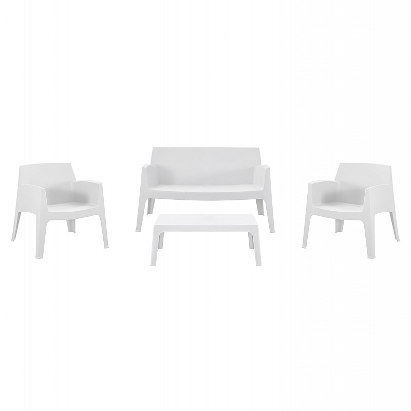 ΣΕΤ LOUNGE 4ΤΜΧ SLEEK HM21275.01 ΛΕΥΚΟ ΠΟΛΥΠΡΟΠΥΛΕΝΙΟ ΣΕΤ LOUNGE 4ΤΜΧ SLEEK HM21275.01 ΛΕΥΚΟ ΠΟΛΥΠΡΟΠΥΛΕΝΙΟ