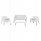 ΣΕΤ LOUNGE 4ΤΜΧ SLEEK HM21275.01 ΛΕΥΚΟ ΠΟΛΥΠΡΟΠΥΛΕΝΙΟ ΣΕΤ LOUNGE 4ΤΜΧ SLEEK HM21275.01 ΛΕΥΚΟ ΠΟΛΥΠΡΟΠΥΛΕΝΙΟ