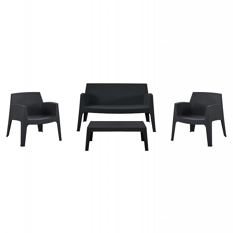 ΣΕΤ LOUNGE 4ΤΜΧ SLEEK HM21275.02 ΜΑΥΡΟ ΠΟΛΥΠΡΟΠΥΛΕΝΙΟ ΣΕΤ LOUNGE 4ΤΜΧ SLEEK HM21275.02 ΜΑΥΡΟ ΠΟΛΥΠΡΟΠΥΛΕΝΙΟ