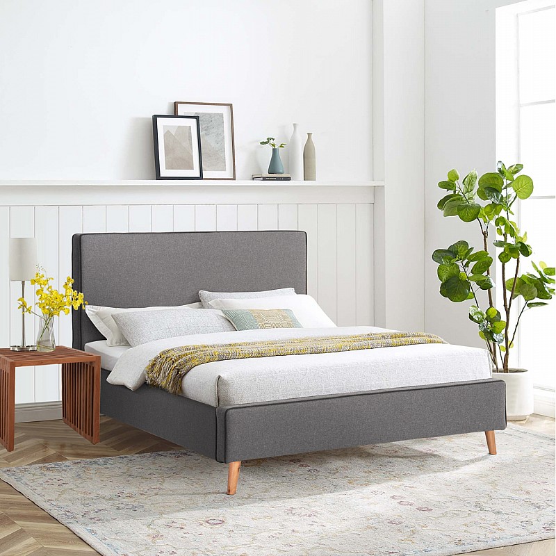 ΚΡΕΒΑΤΙ ΜΕ ΣΤΡΩΜΑ INDRA HM21280.01 ΓΚΡΙ ΥΦΑΣΜΑ--ΓΙΑ 160x200εκ ΚΡΕΒΑΤΙ ΜΕ ΣΤΡΩΜΑ INDRA HM21280.01 ΓΚΡΙ ΥΦΑΣΜΑ--ΓΙΑ 160x200εκ