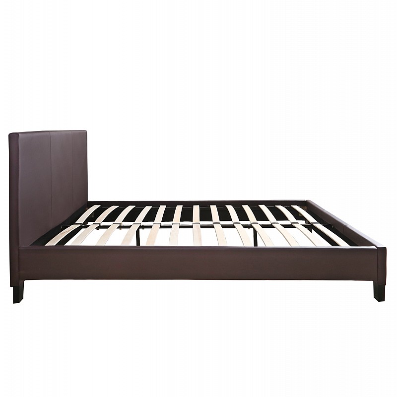 ΚΡΕΒΑΤΙ ΜΕ ΣΤΡΩΜΑ BECCA HM21283.02 ΚΑΦΕ PU--ΓΙΑ 150x200εκ ΚΡΕΒΑΤΙ ΜΕ ΣΤΡΩΜΑ BECCA HM21283.02 ΚΑΦΕ PU--ΓΙΑ 150x200εκ