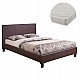 ΚΡΕΒΑΤΙ ΜΕ ΣΤΡΩΜΑ BECCA HM21283.02 ΚΑΦΕ PU--ΓΙΑ 150x200εκ ΚΡΕΒΑΤΙ ΜΕ ΣΤΡΩΜΑ BECCA HM21283.02 ΚΑΦΕ PU--ΓΙΑ 150x200εκ